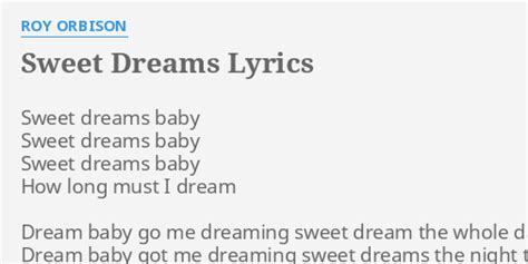 yes sweet dreams lyrics|sweet dreams yes lyrics.